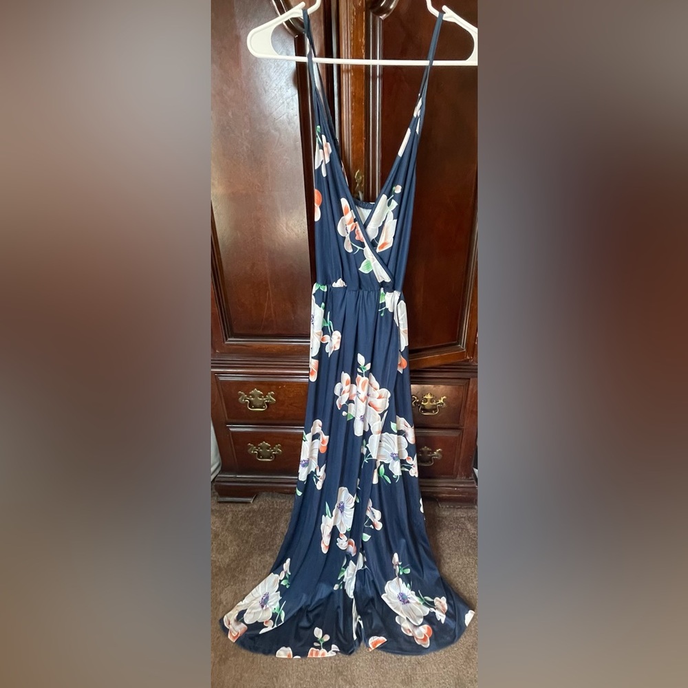Maxi Floral Sundresses - Long Wrap V-Neck - Brand New